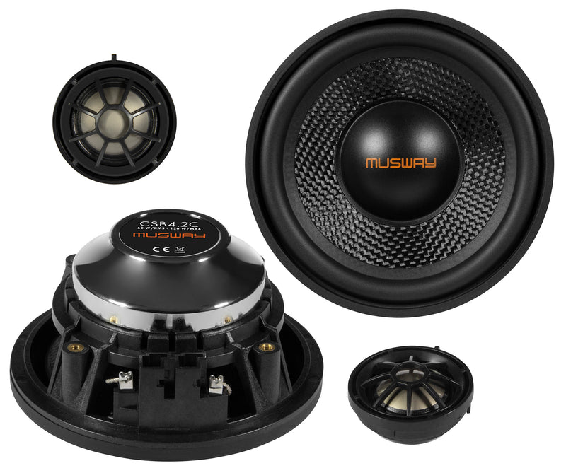 Musway CSB4.2C - 10 CM (4”) 2-WAY COMPONENT SYSTEM FOR BMW E / F / G MODELS**