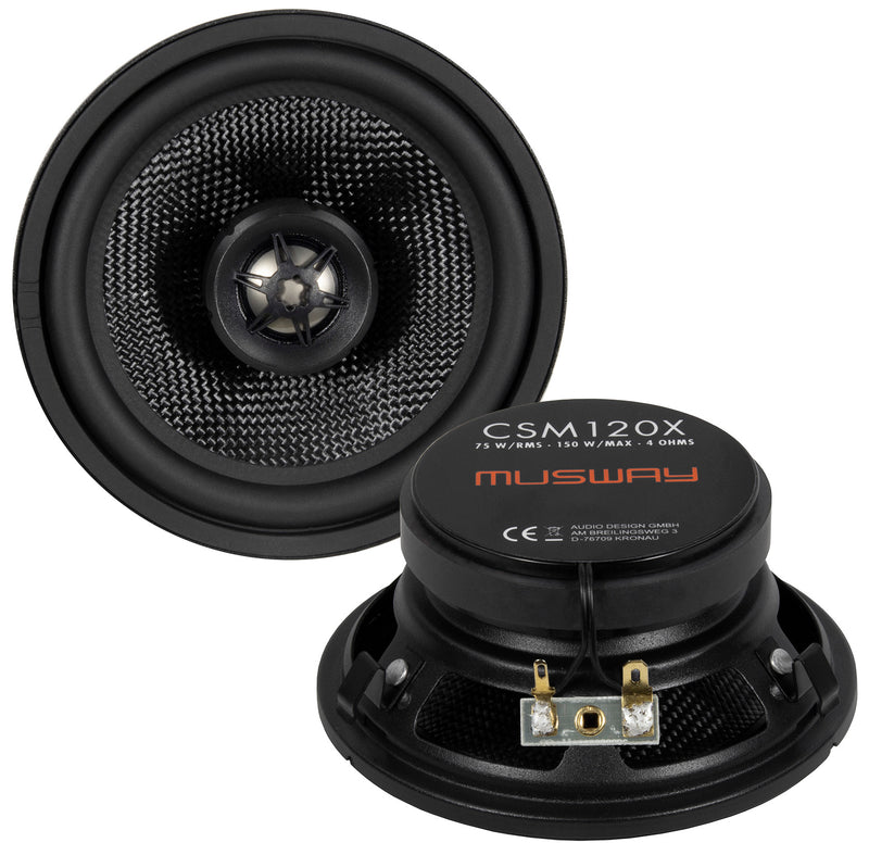 Musway CSM120X - 12 CM (4.7”) 2-WAY COAXIAL SPEAKERS FOR MERCEDES-BENZ W124