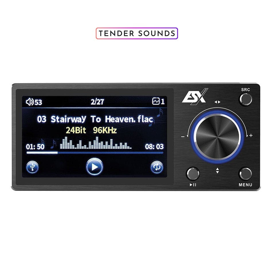 Esx Color Display For Controlling The Hd Audio Player And Presets