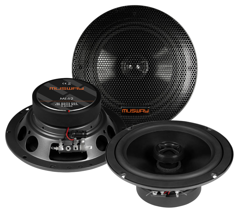 Musway ME62 - 16,5 CM (6.5”) 2-WAY COAXIAL SPEAKERS