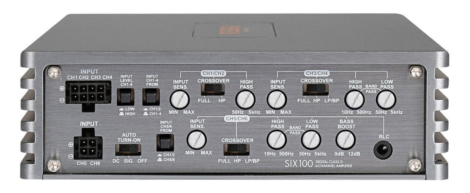 MUSWAY Digital 6-Channel AMP SIX100