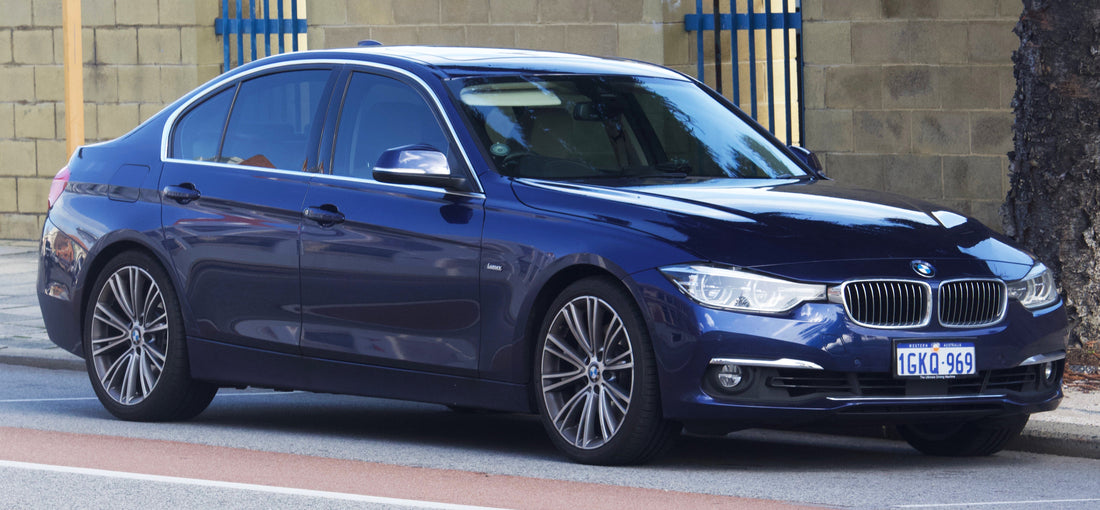 BMW F30 3 Series sedan used to illustrate a BMW F30 base audio upgrade guide