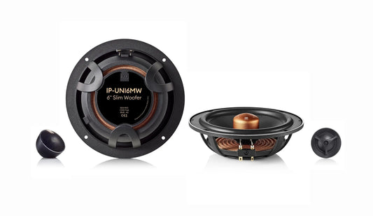 Morel IP-UNI62 Universal Slim 6.5" 2-Way Component Speaker Set image 1