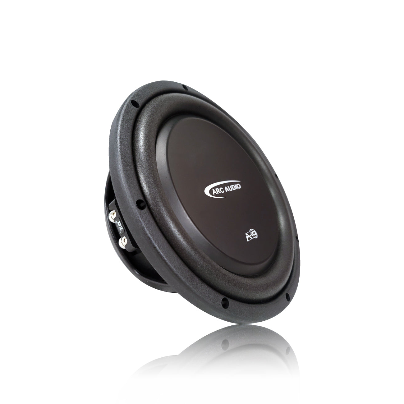 ARC Audio A10D4 shallow subwoofer front angle view