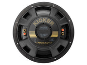 Kicker 50GOLD124 12" Competition Gold 4Ohm official rear view