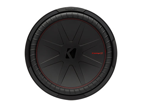 Kicker 48CWR154 15" CompR 4 Ohm official front view