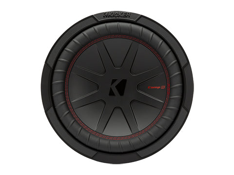 Kicker 48CWR104 10" CompR 4 Ohm official front view