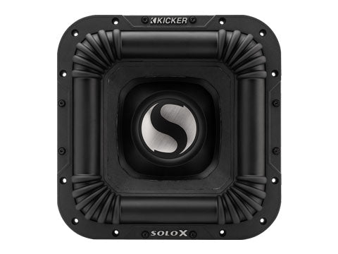 Kicker 49L7X122 12-inch SoloX L7X 2-ohm subwoofer front view