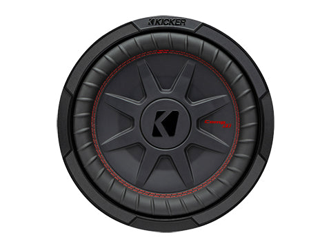 Kicker 48CWRT102 10" CompRT 2 Ohm official front view