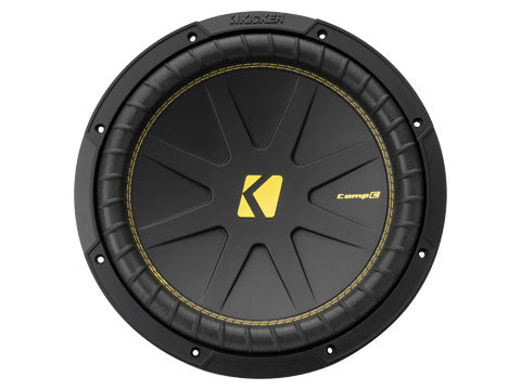 Kicker 50CWCS124 12" CompC 4 Ohm SVC official front view