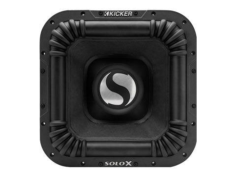Kicker 49L7X151 15-inch SoloX L7X 1-ohm subwoofer front view