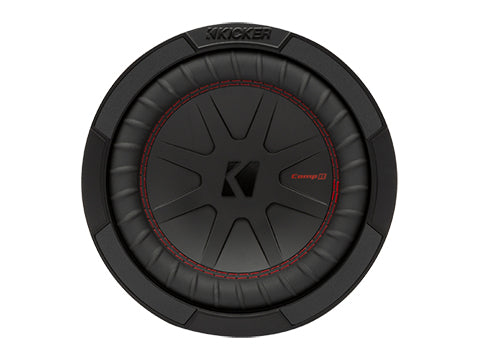 Kicker 48CWR84 8" CompR 4 Ohm official front view