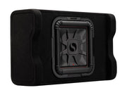 Kicker 53PL7TDF12 powered down-firing subwoofer enclosure view 3