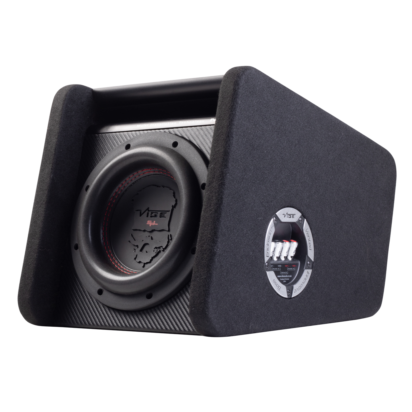 BDMIT8-V5 BLACK DEATH 8 Inch Pro Subwoofer Enclosure - Vibe