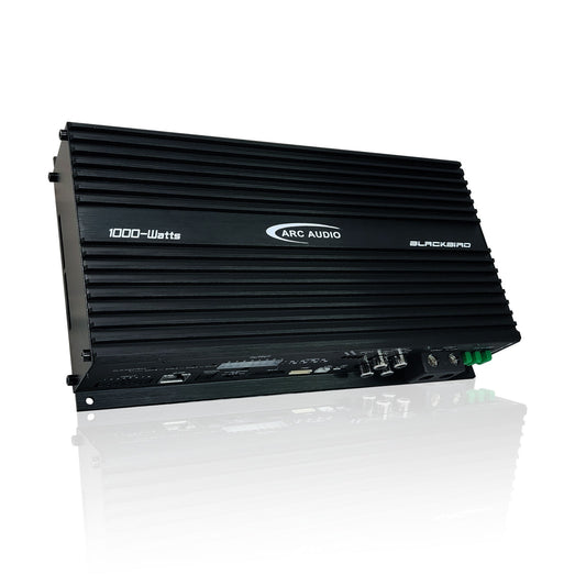 ARC Audio Blackbird DSP amplifier front angle view