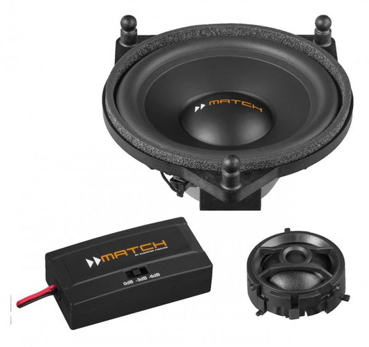 MATCH UP C42MB-FRT — component Front speaker system for Mercedes vehicles 4