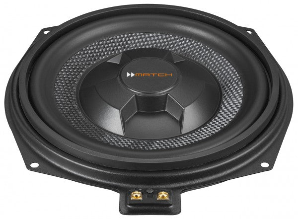 MATCH UP W8BMW-S — subwoofer designs and under-seat installation in BMW vehicles