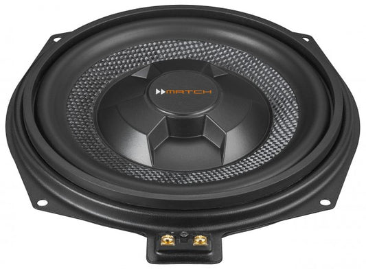 MATCH UP W8BMW-S — subwoofer designs and under-seat installation in BMW vehicles