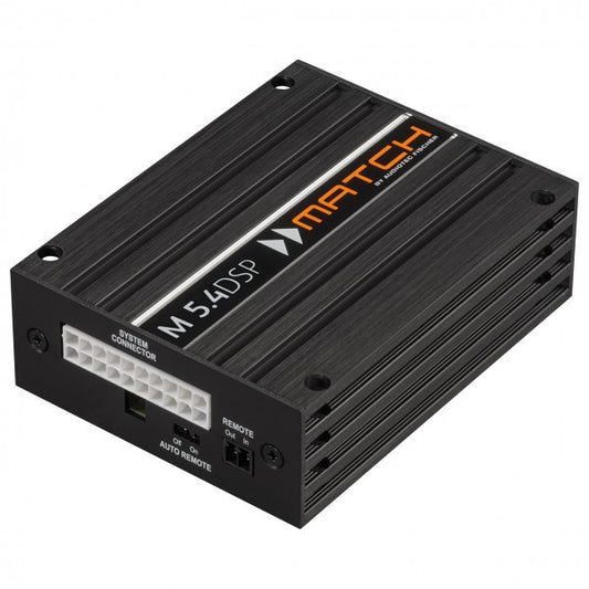 MATCH M 5.4DSP — channel micro amplifier with integrated 9-channel DSP 5