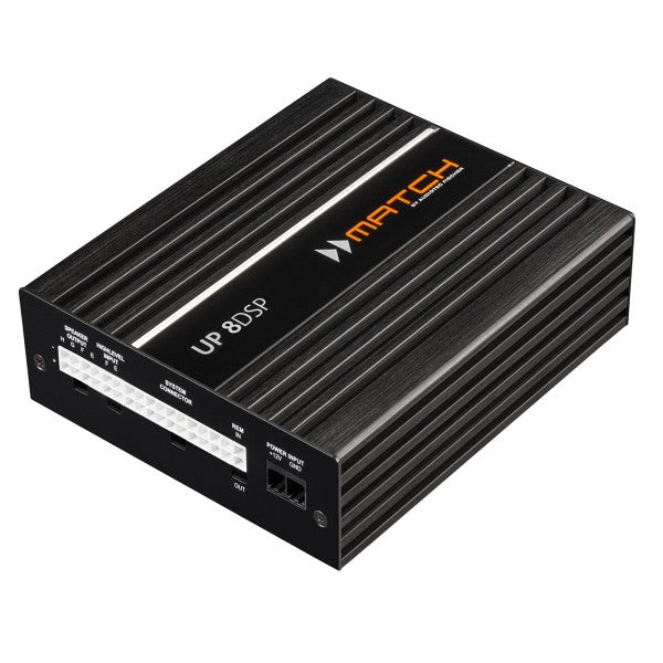 MATCH UP 8DSP — Plug & Play upgrade amplifier with integrated 9-channel DSP