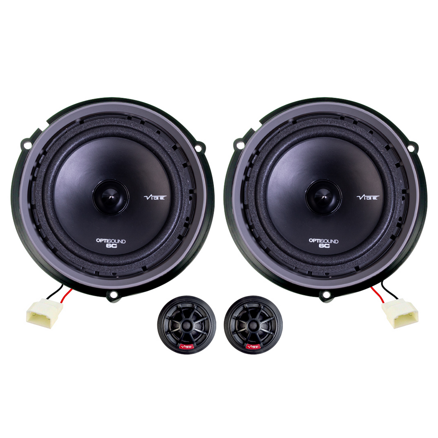 OPTIFIESTA7-V9 Optisound 6.5 Inch 270 Watts Ford Fiesta/KA Plug and Play Speaker Installation Kit - Vibe