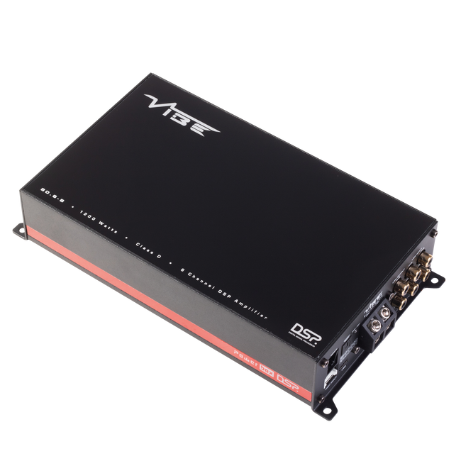 POWERBOX80.6-8DSP-V3 Vibe Powerbox 80.6 DSP 6 Channel Car Audio Amplifier - Vibe