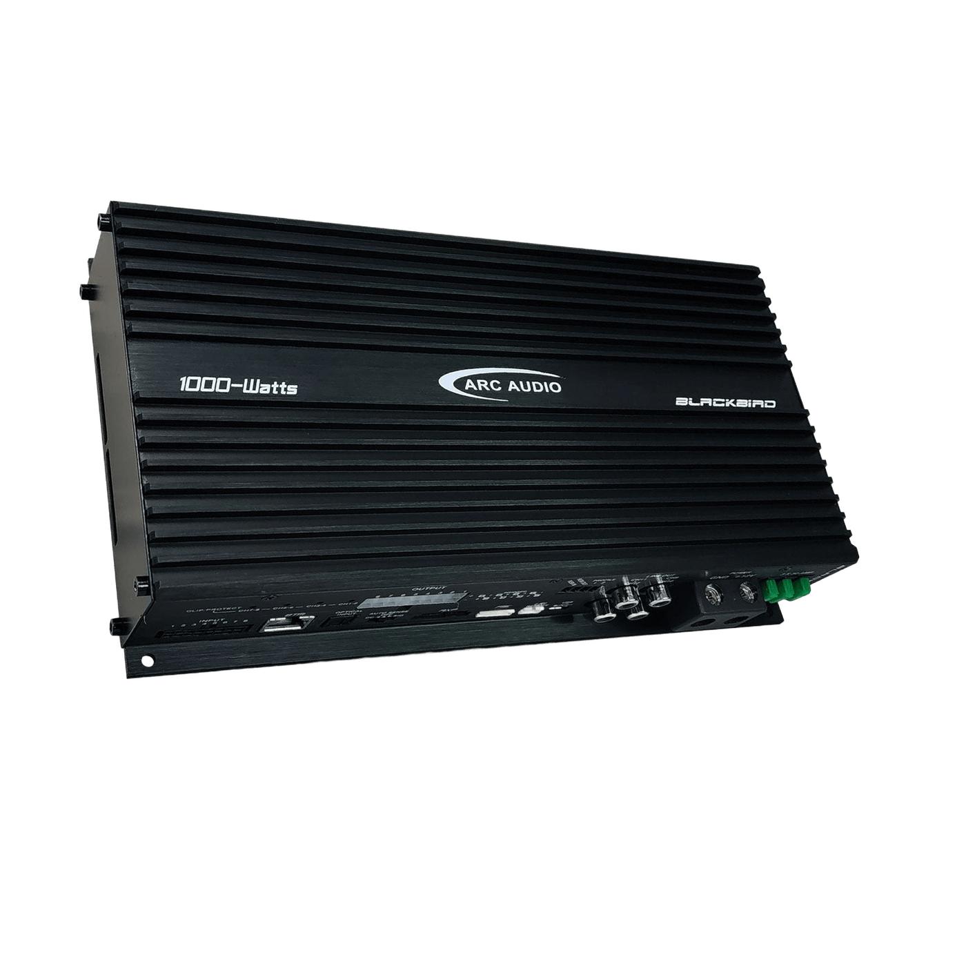 ARC Audio Blackbird DSP amplifier front angle view