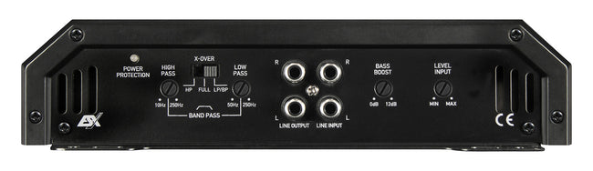 ESX HXE110.2 front-panel amplifier view