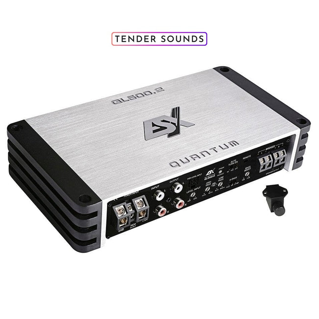 ESX QL500.2 2-Channel Class D Amplifier front product image