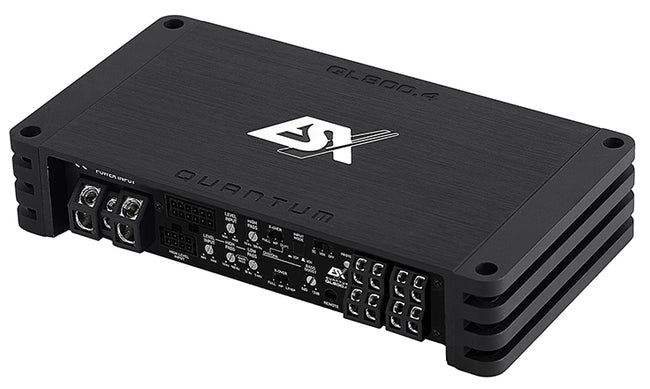 ESX QL800.4 4-channel Class D amplifier right angle