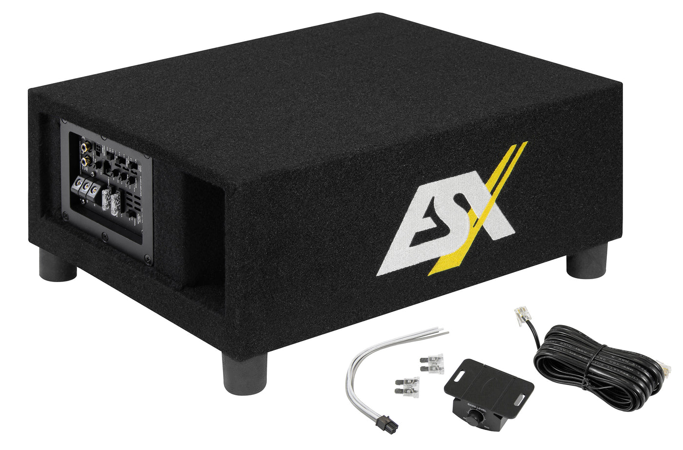 Official ESX product image: Esx Quantum Single-Reflexbox Qxb-6 Active 225W Rms Amplifier