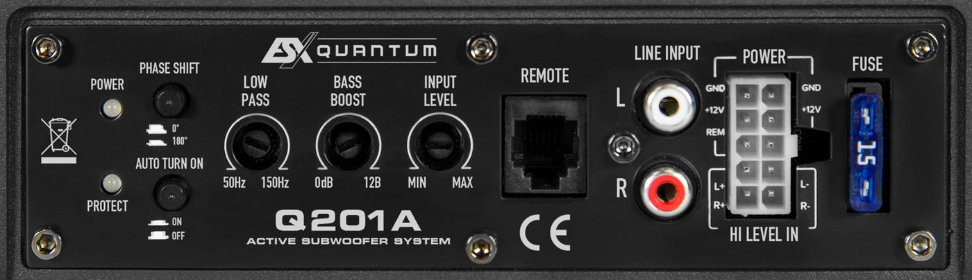 Official ESX product image: Esx Quantum Underseat Active Subbox Q-201A