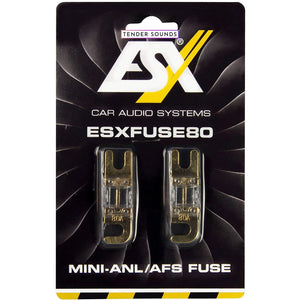 ESX Gold Plated Mini ANL Fuses 30A/40A/50A/60A/70A/80A/100A/120A