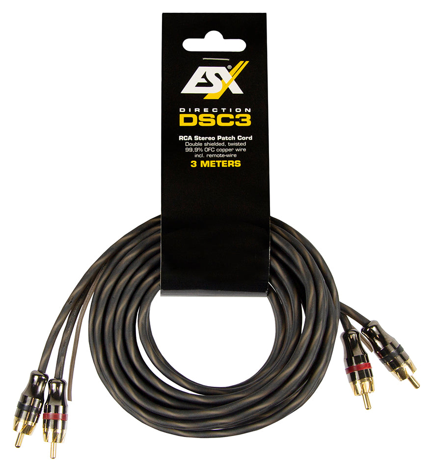 Official ESX product image: Esx Direction Rca Wire 3 M Dsc3