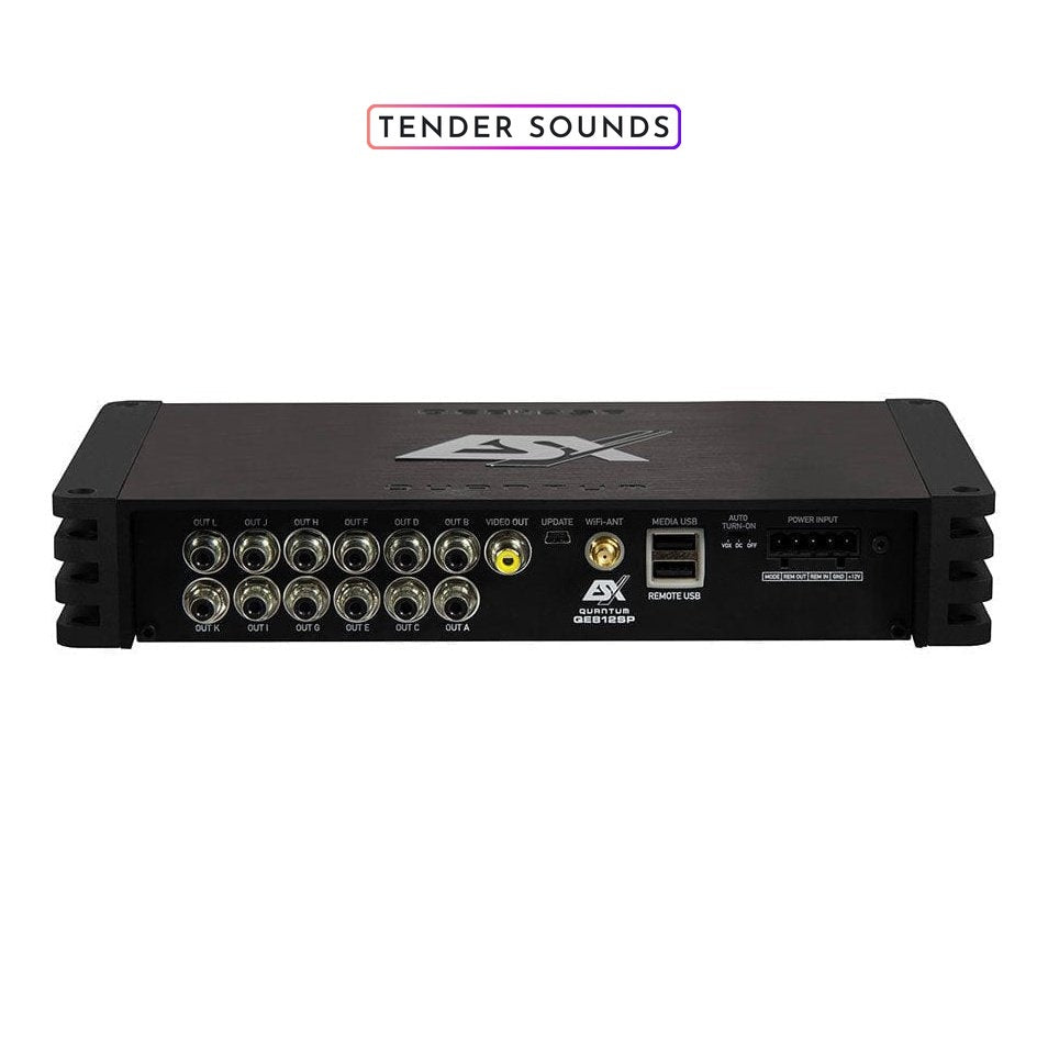 Esx Quantum 12-Ch Bt Dsp Qe812Sp With Built In Hd Player