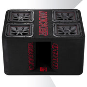 Kicker 47QL7R12 L7R Quad 12" Loaded Enclosure - Dual 2 Ohm official image 6