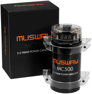 Musway MC500 - 0.5 FARAD POWER CAPACITOR WITH INTEGRATED DISTRIBUTION BLOCK