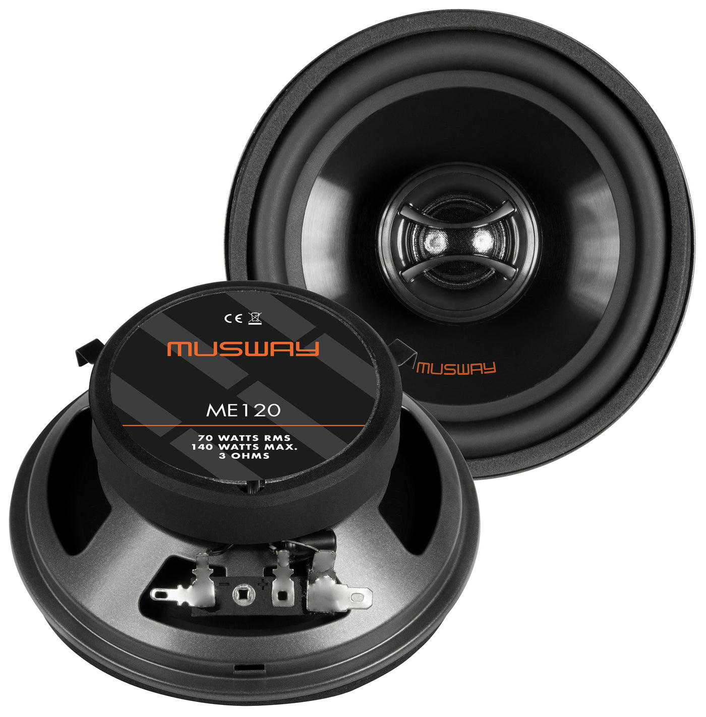 Musway ME120 - 12 CM (4.7") 2-WAY COAXIAL SPEAKERS