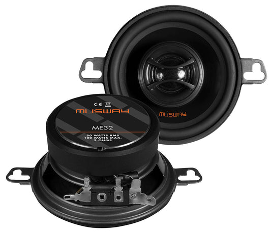 MUSWAY ME32 8,7 CM (3.5”) 2-WAY COAXIAL SPEAKERS