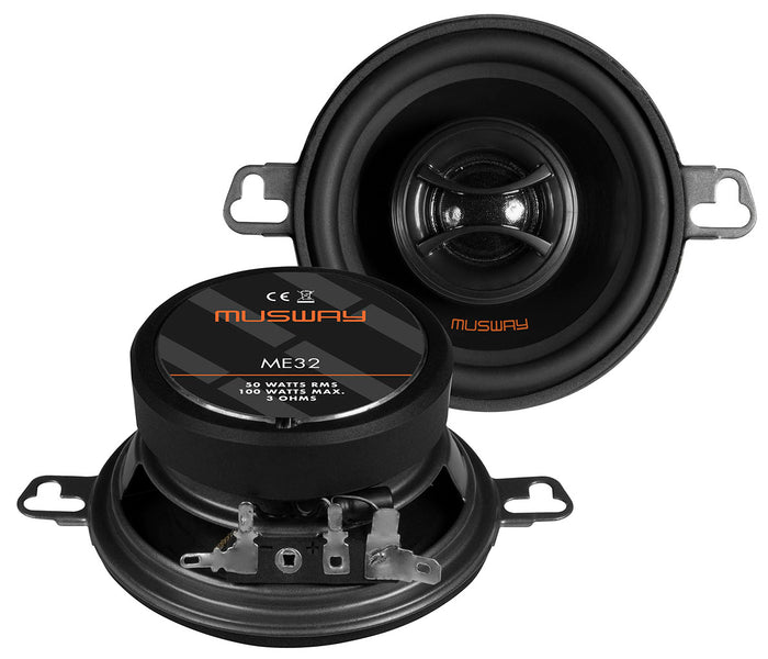 MUSWAY ME32 8,7 CM (3.5”) 2-WAY COAXIAL SPEAKERS