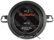 Musway ME32 - 8,7 CM (3.5”) 2-WAY COAXIAL SPEAKERS