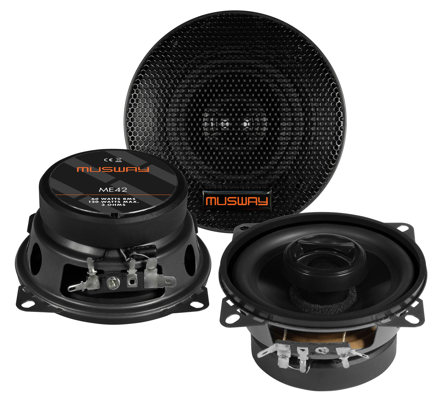 Musway ME42 - 10 CM (4”) 2-WAY COAXIAL SPEAKERS