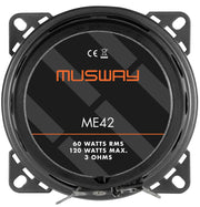 Musway ME42 - 10 CM (4”) 2-WAY COAXIAL SPEAKERS
