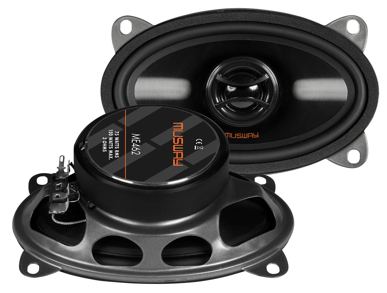 Musway ME462 - 10 x 15“ CM (4 x 6”) 2-WAY COAXIAL SPEAKERS
