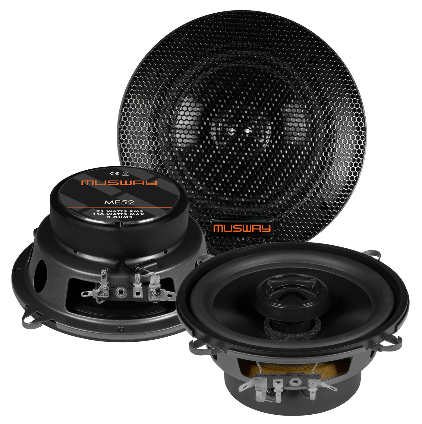 Musway ME52 - 13 CM (5.25”) 2-WAY COAXIAL SPEAKERS