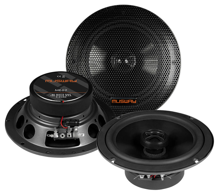 MUSWAY ME62 16,5 CM (6.5”) 2-WAY COAXIAL SPEAKERS