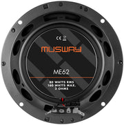Musway ME62 - 16,5 CM (6.5”) 2-WAY COAXIAL SPEAKERS
