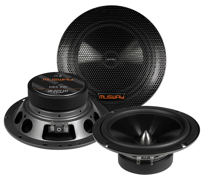 MUSWAY ME6.2W 16,5 CM (6.5”) KICKBASS SPEAKERS