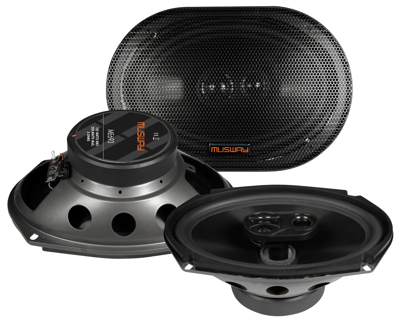 Musway ME693 - 15 x 23“ CM (6 x 9”) 3-WAY TRIAXIAL SPEAKERS