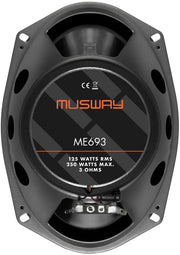 Musway ME693 - 15 x 23“ CM (6 x 9”) 3-WAY TRIAXIAL SPEAKERS